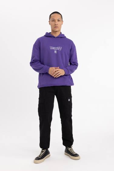 بنطلون جبردين قصة عادية كارجو بجيب كارجو