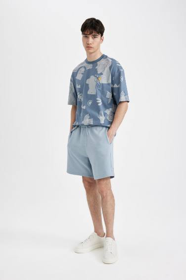 Regular Fit Regular Hem Shorts