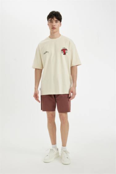 Short basique en coton à coupe slim