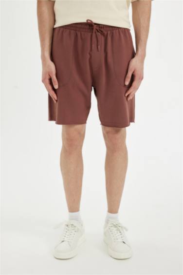 Short basique en coton à coupe slim