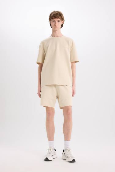 Slim Fit Super Skinny Hem Shorts