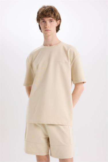 Slim Fit Dar Kesim Dar Paça Basic Düz Şort