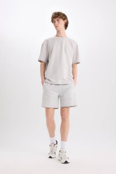 Slim Fit Super Skinny Hem Shorts