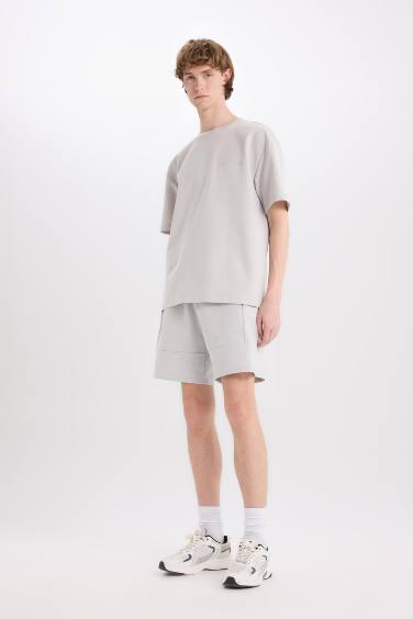 Slim Fit Super Skinny Hem Shorts