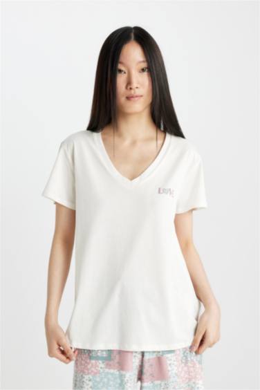 Regular Fit 2 Piece Pajama Set