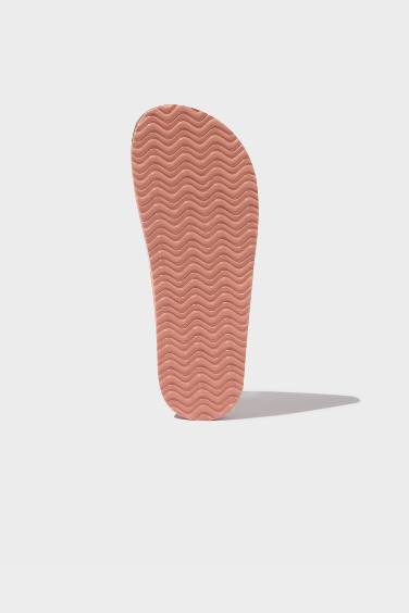 Girl Velcro Flat Sole Faux Leather Sandals