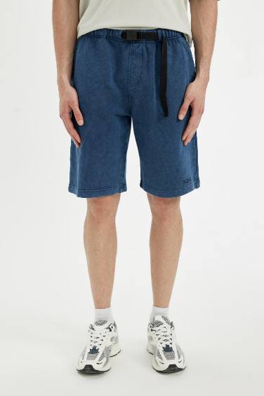 Oversize Fit Regular Hem Shorts
