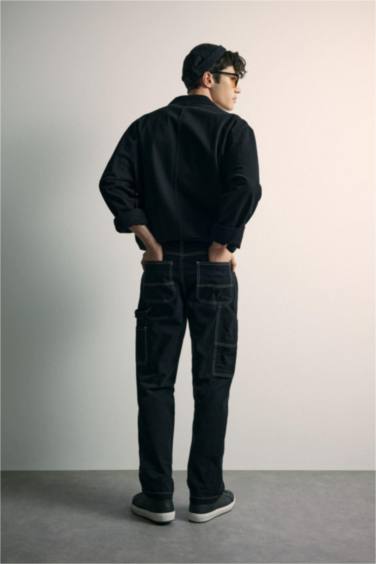 Wide Leg Fit Normal Waist Trousers