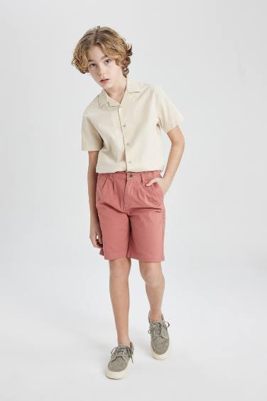 Boy Gabardine Shorts