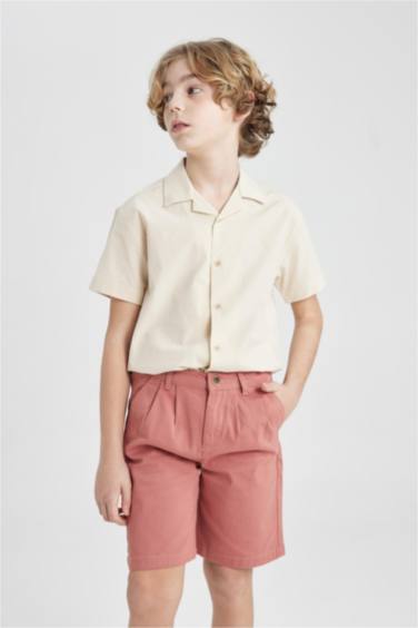 Boy Gabardine Shorts