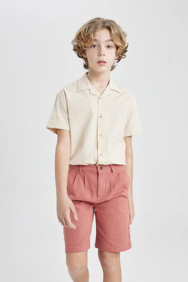 Boy Gabardine Shorts