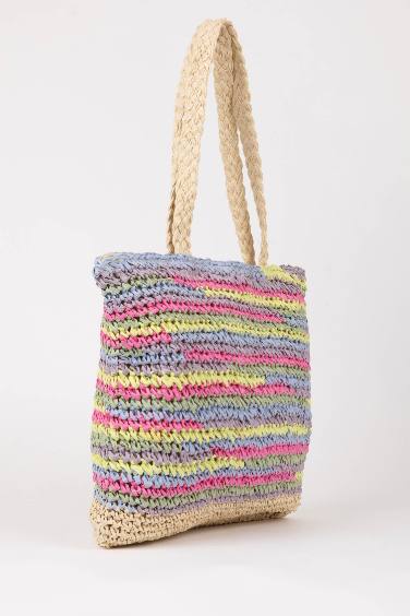 Woman Straw Shopping Bag