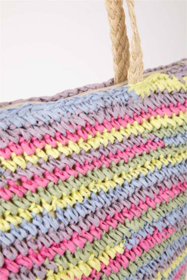 Woman Straw Shopping Bag