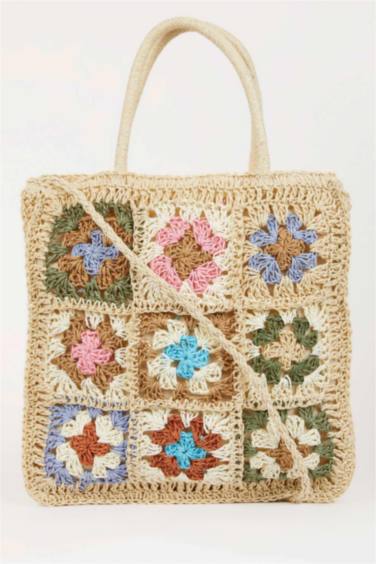 Соломенная сумка для женщин