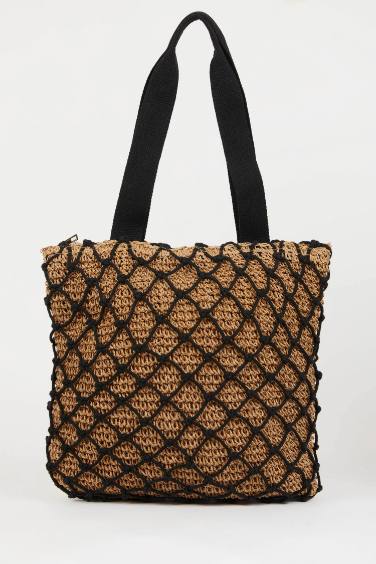 Woman Straw Shopping Bag