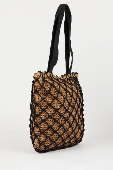 Woman Straw Shopping Bag