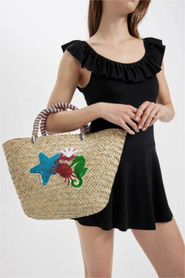 جنطة قش نسائي