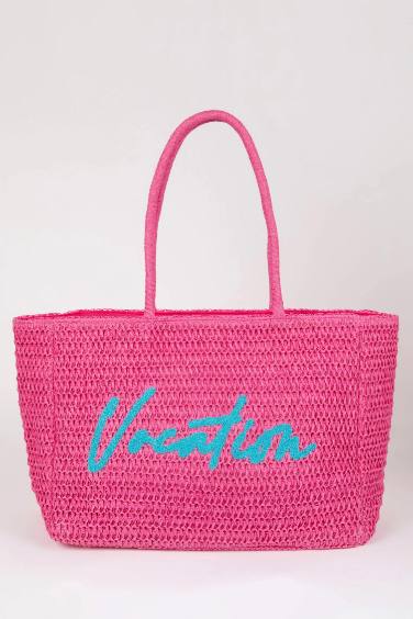Woman Straw Shoulder Bag