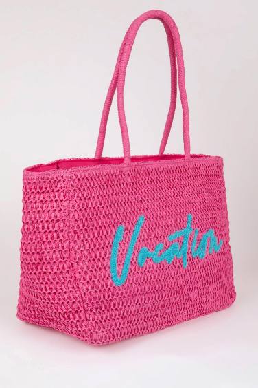 Woman Straw Shoulder Bag