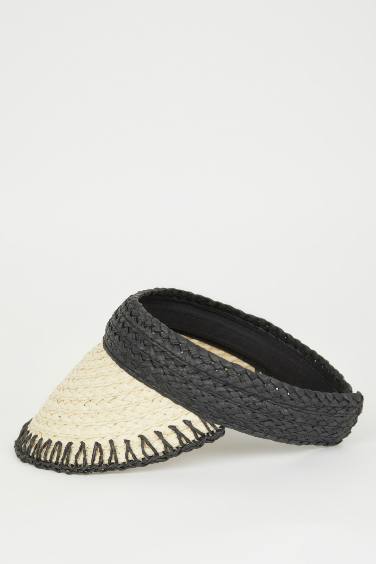 طاقية فيزور حريمي أسود