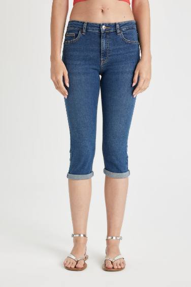 Normal Waist Jean Capri