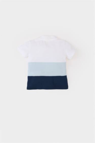 T-shirt Polo en maille piquée à manches courtes pour bébé garçon