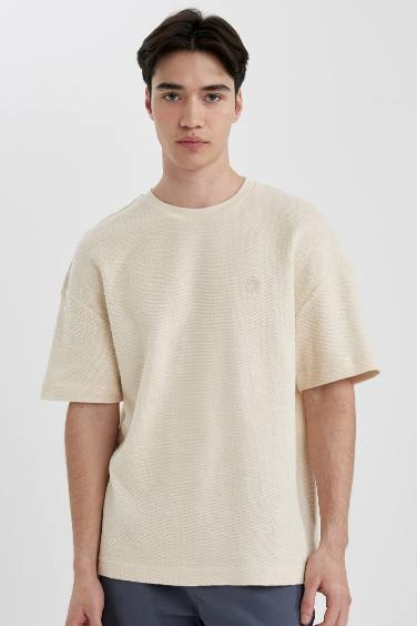 Comfort Fit Crew Neck Knitwear T-Shirt