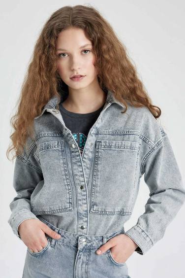 Jean Shirt Jacket