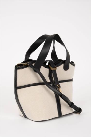 Әйелдерге кенеп шынжырлы иық сөмкесі