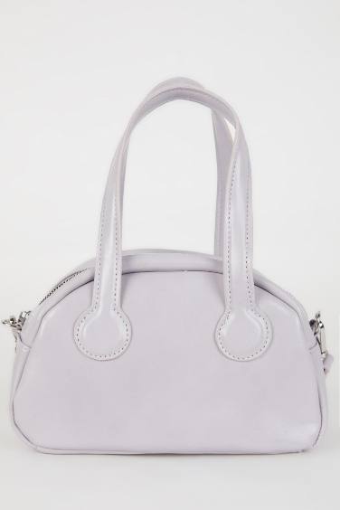Faux Leather Hand Bag