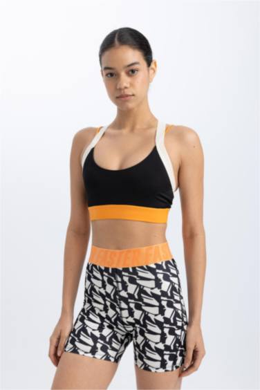 DeFactoFit Crew Neck Sports Heavy Fabric Bra