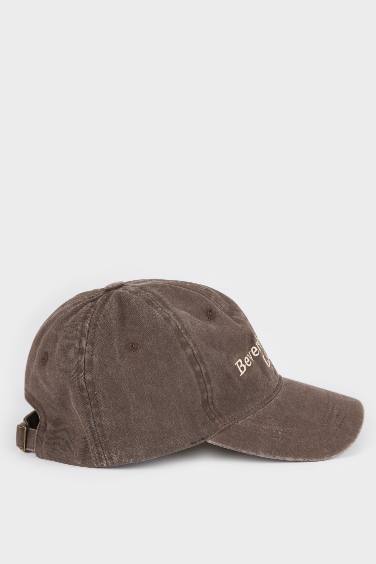 Man Embroidered Denims Baseball Cap