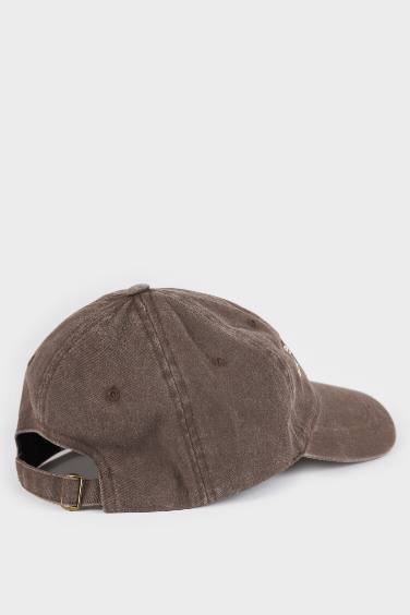 Man Embroidered Denims Baseball Cap