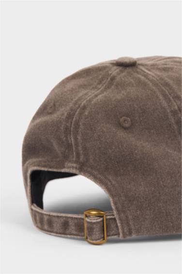 Erkek Nakışlı Pamuklu Cap Şapka - Görsel 5