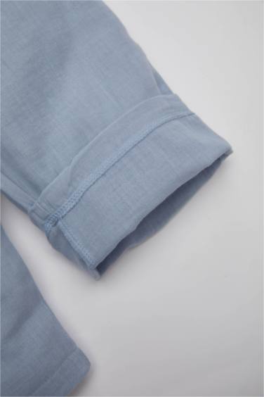 Pantalon Mousseline à Jambes Larges pour Bébé Fille