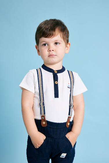 Baby Boy Muslin Trousers 2 Piece Set