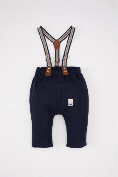 Baby Boy Muslin Trousers 2 Piece Set