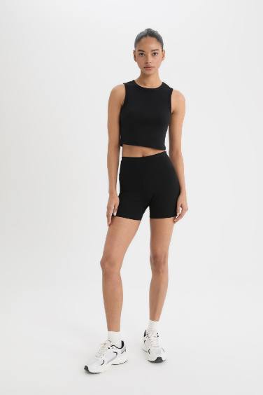 DeFactoFit Biker Beli Saran Sporcu Tayt