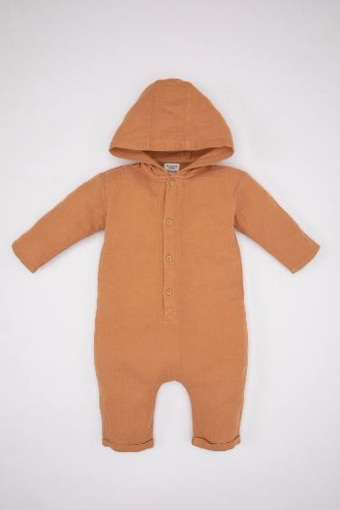 Baby Boy Newborn Muslin Jumpsuit