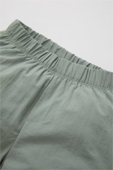 Pantalon Parachute Cargo à Jambe de Jogging Pour Bébé Fille