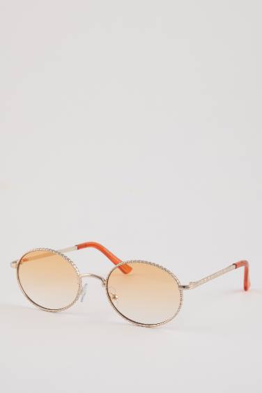 نظارة شمسية نسائية مستديرة