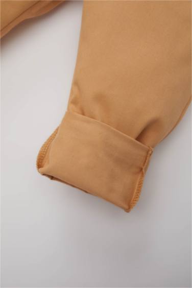 Baby Girl Paperbag Folded Leg Gabardine Trousers