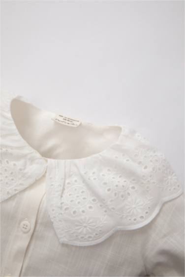 Regular Fit Linen Look Long Sleeve Shirt