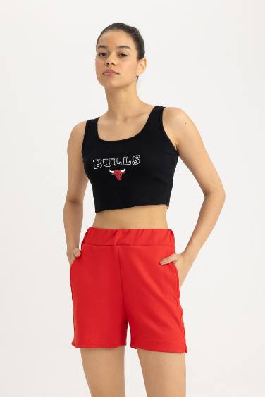 DeFactoFit NBA Chicago Bulls Crop Top