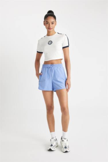 DeFactoFit NBA Brooklyn Nets Crop T-Shirt