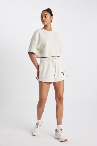 DeFactoFit NBA Miami Heat Short Leg Waffle Shorts