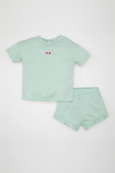 Ensemble de T-Shirt et Short pour Bébé Fille