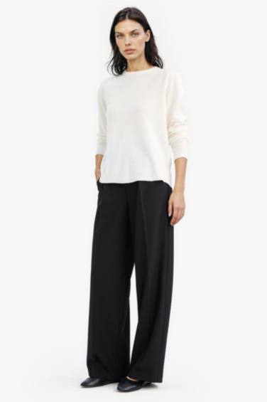 Relax Fit Crew Neck Knit Pullover