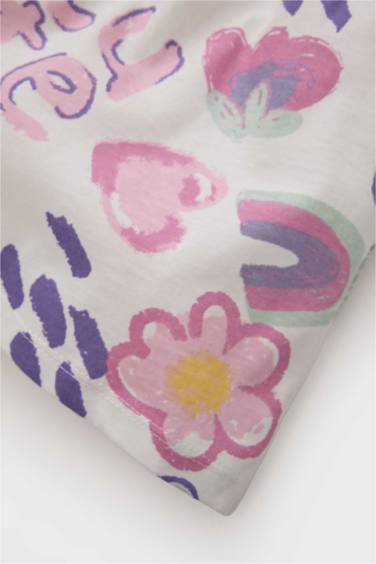 Girl Patterned Sleeveless Dress