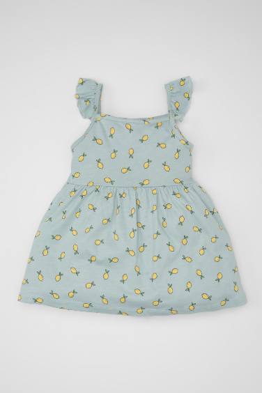 Robe Sans Manches à motifs pour bébé Fille